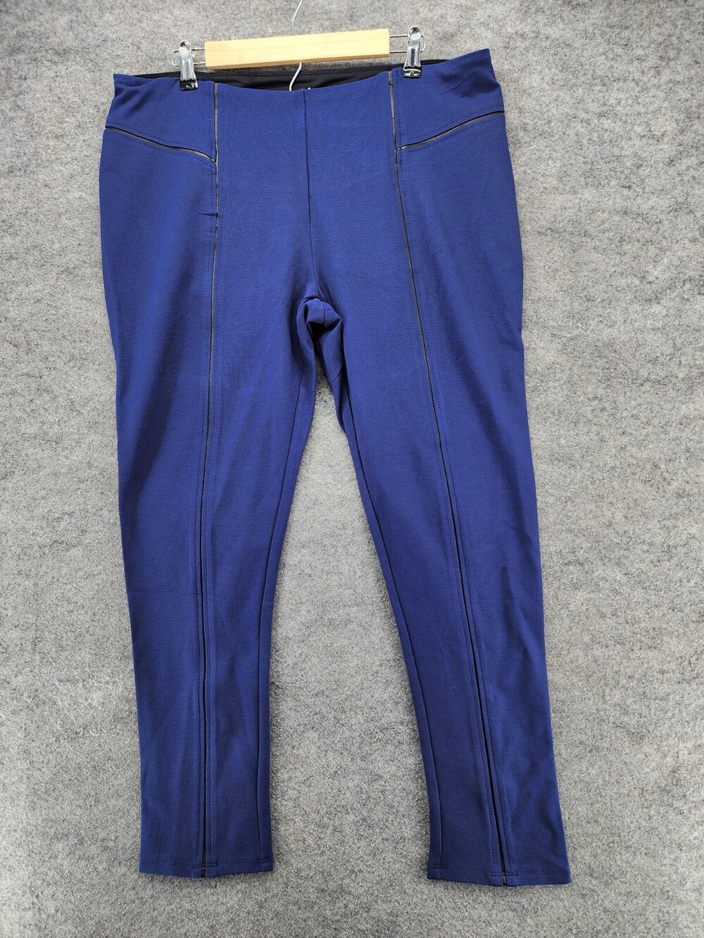 Ashley Stewart Pants Womens 18/20 Pull On Blue